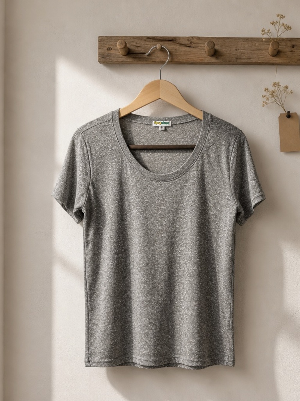 NWOT Tipsy Elves Classic Gray Short Sleeve Plain Tee Shirt - Size XXL